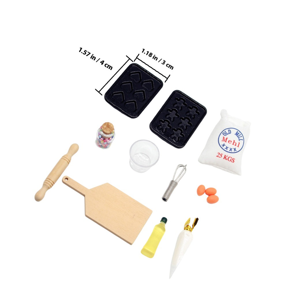 Realistic Mini Baking Pan Set  - Kitchen Kids Baking Set 评论和价格