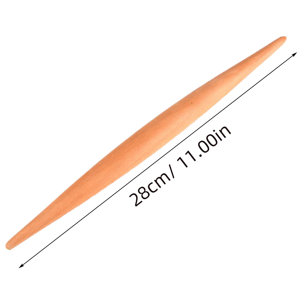 Wooden Rolling Pin 34cm x 2.8c - Kitchen Roller Baking 评论和价格