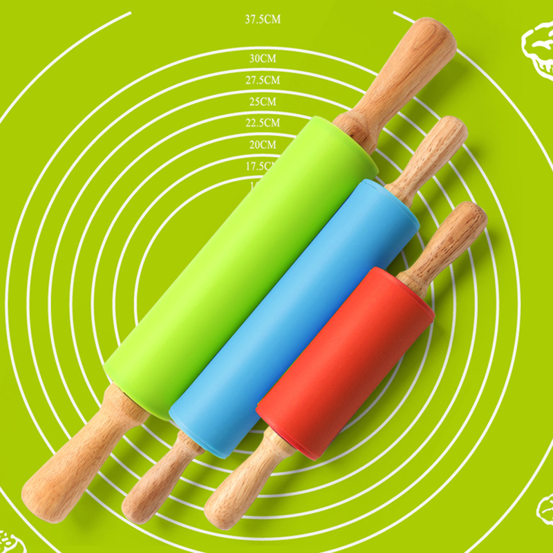 Non-Stick Wooden Handle Pin Pa - Kitchen Roller Baking 评论和价格